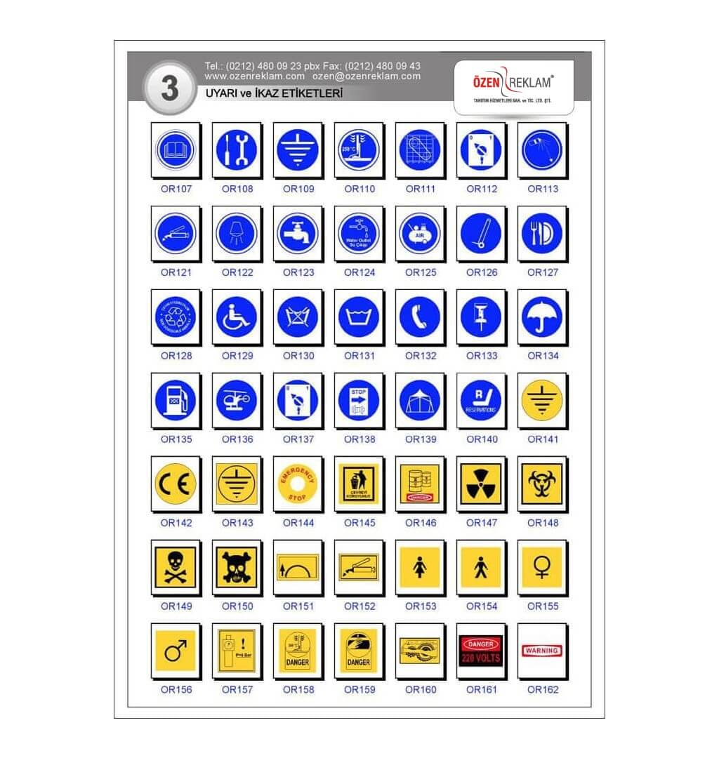 Uyarı Etiketi - İkaz Etiketi _3-1
